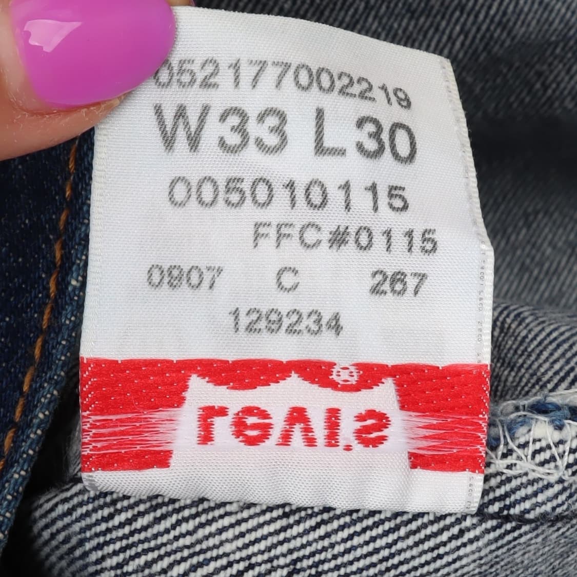 리바이스 501 도미니카 메이드 데님팬츠 상품이미지10