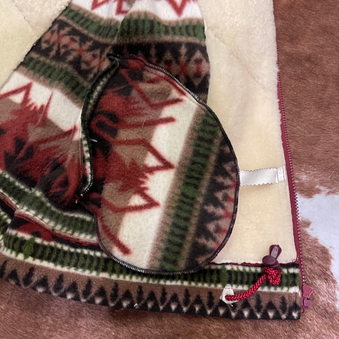 반티지 뉴질랜드 램스킨 플리스 안감 양털 상품이미지8