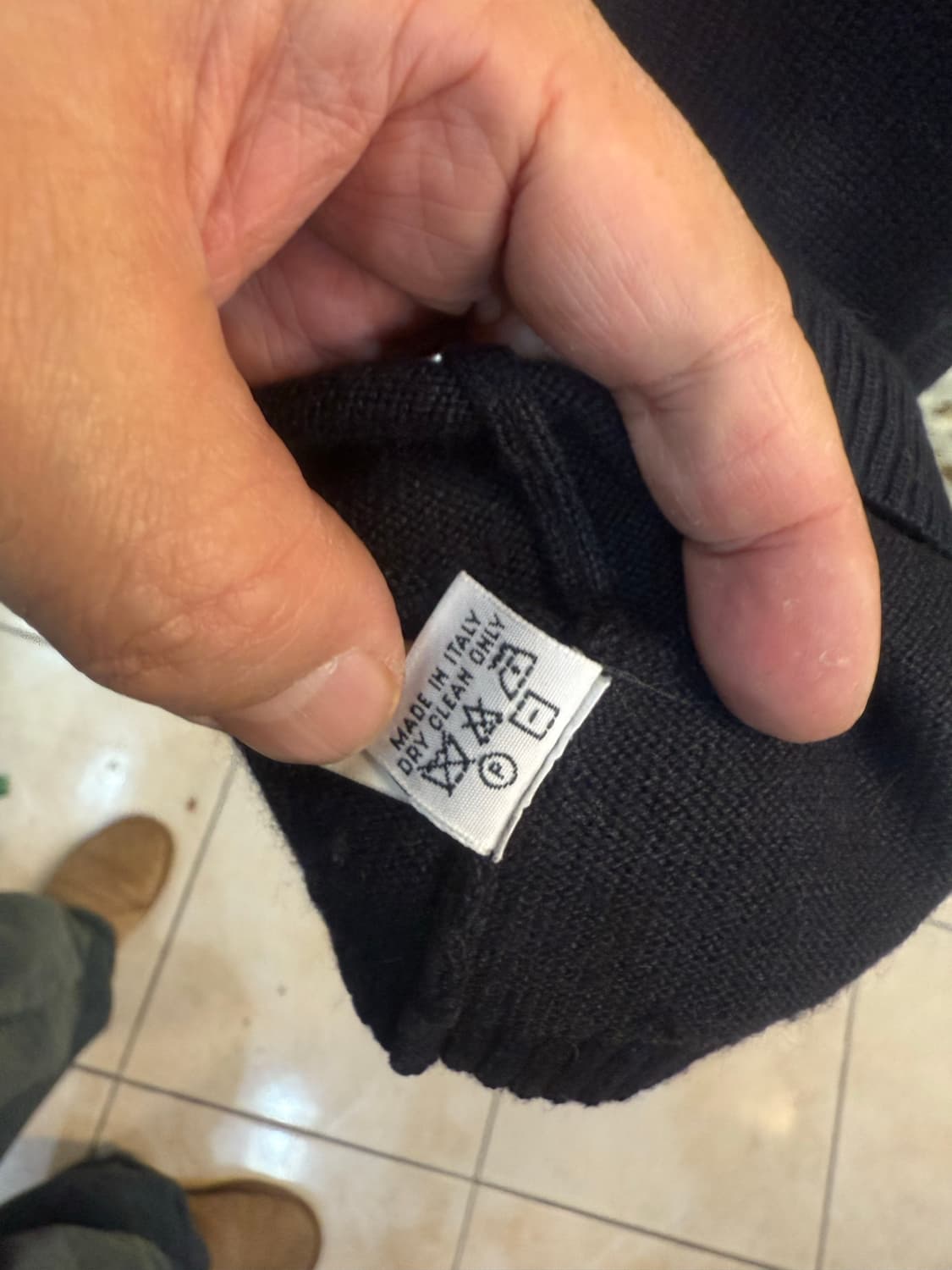 66 정품 콜롬보 캐시+실크 혼방 니트 팝니다 상품이미지3