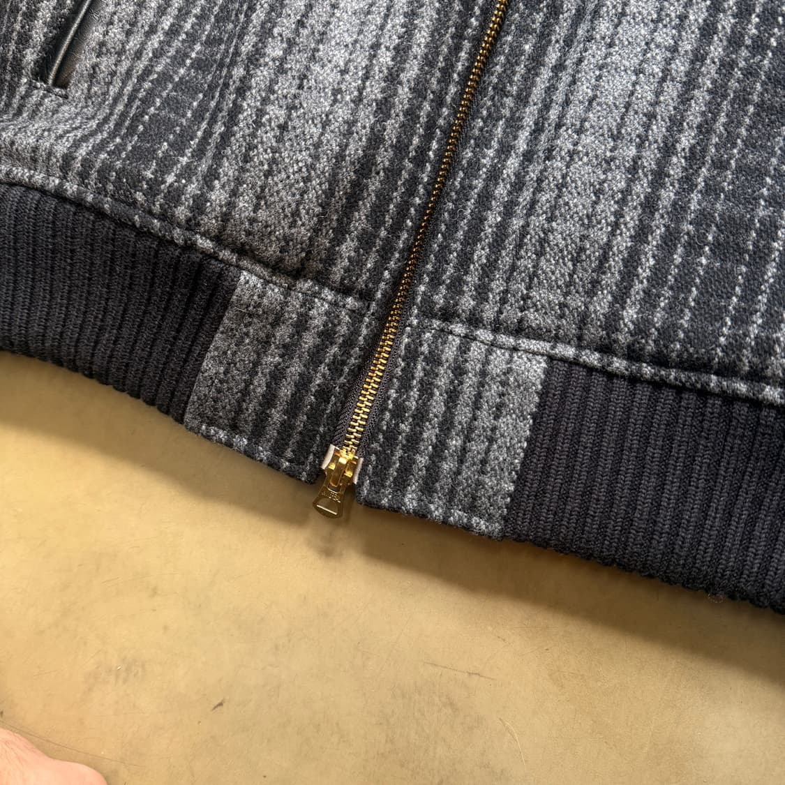 인디언 모터사이클 멜튼 울 카우하이드 자켓 상품이미지5