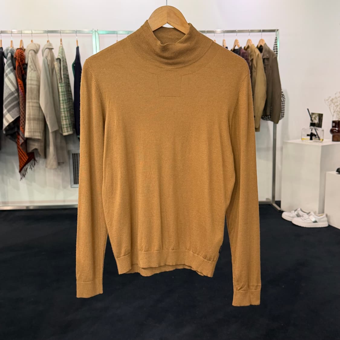 [M] 휴고보스 슬림핏 터틀넥 니트 스웨터  상품이미지1