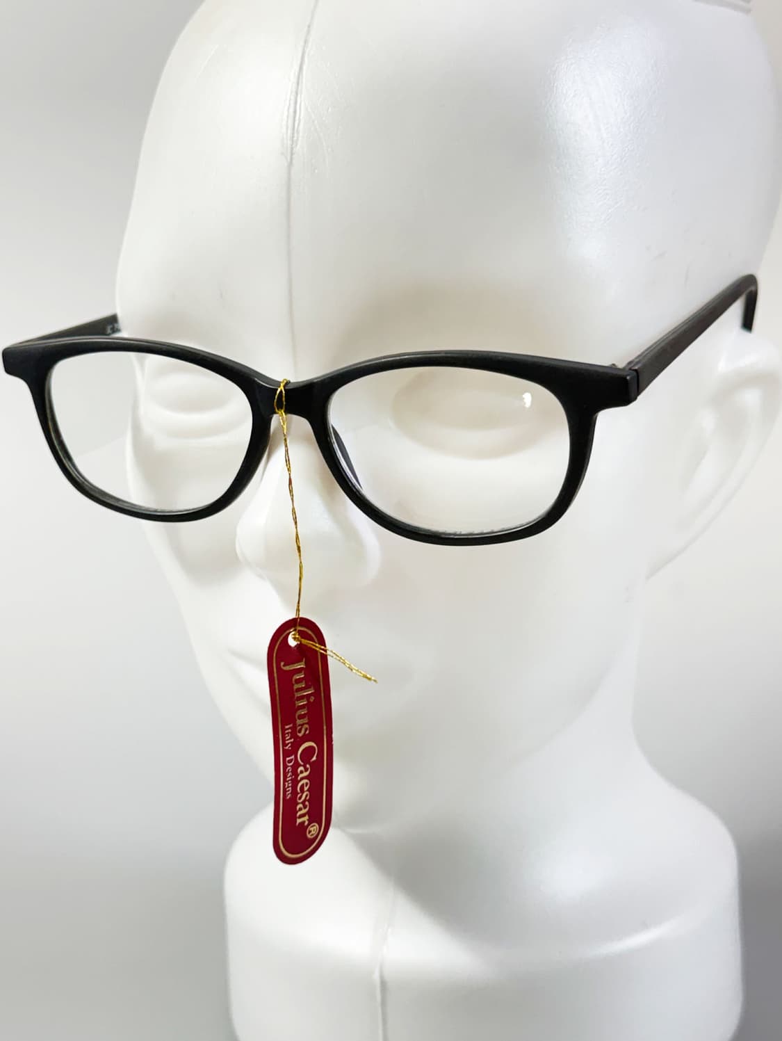 90s JULIUS CAESAR 맷블랙 뿔테 스퀘어 빈티지 안경 상품이미지8