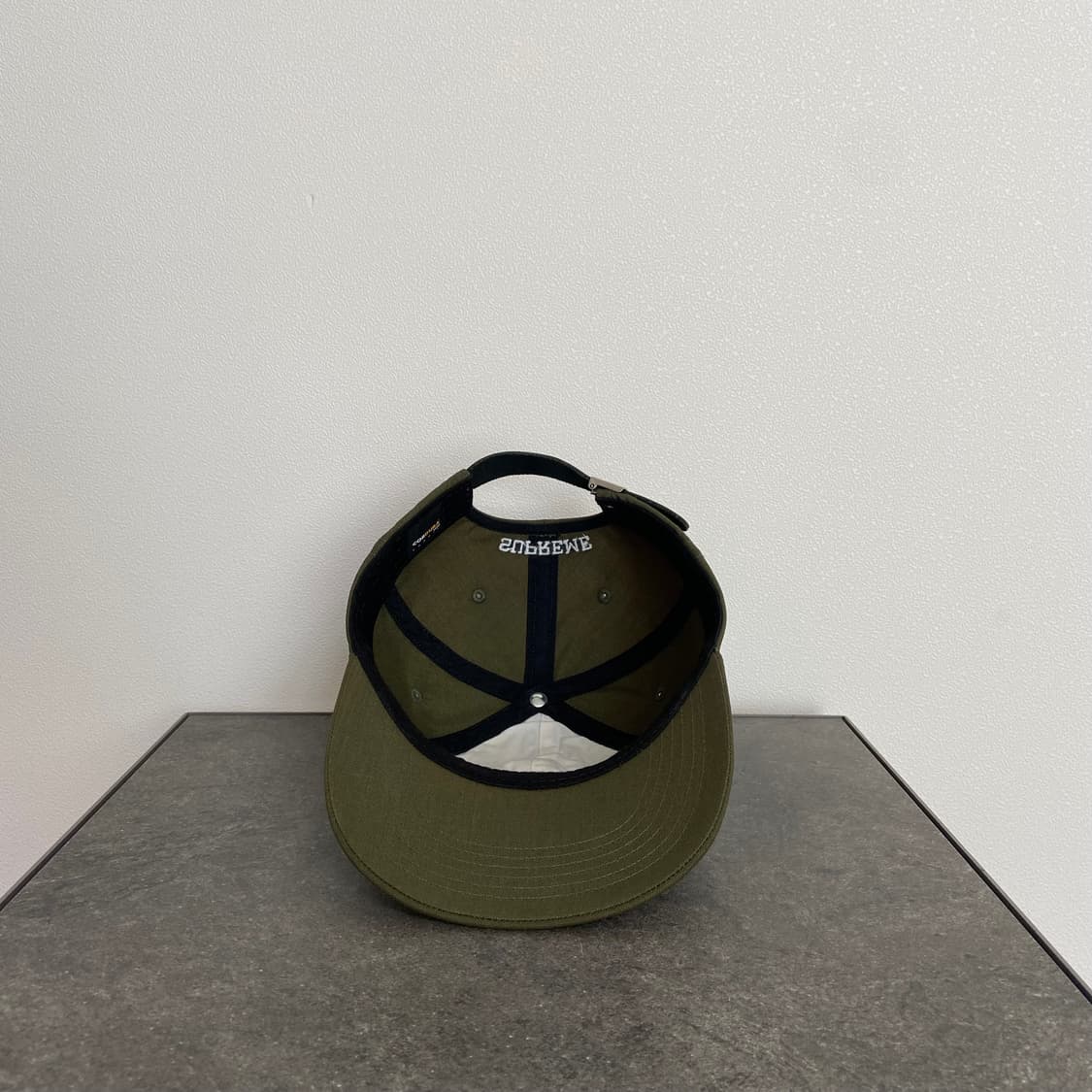 (OS) 슈프림 S로고 볼캡 모자 코듀라 카키 상품이미지5