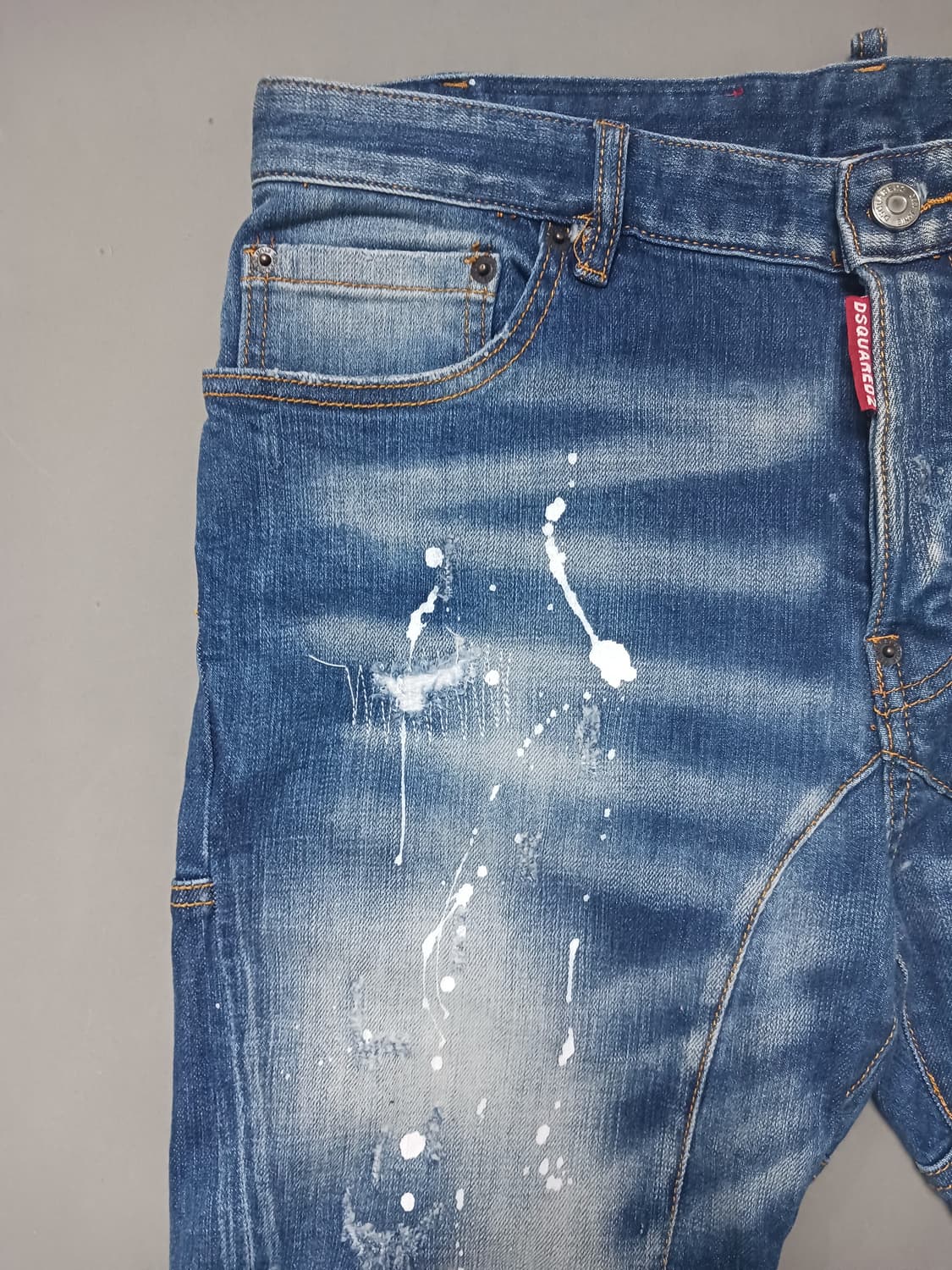 [50] 디스퀘어드2 아이콘패치 타이디바이커진 청바지 34 35 상품이미지2