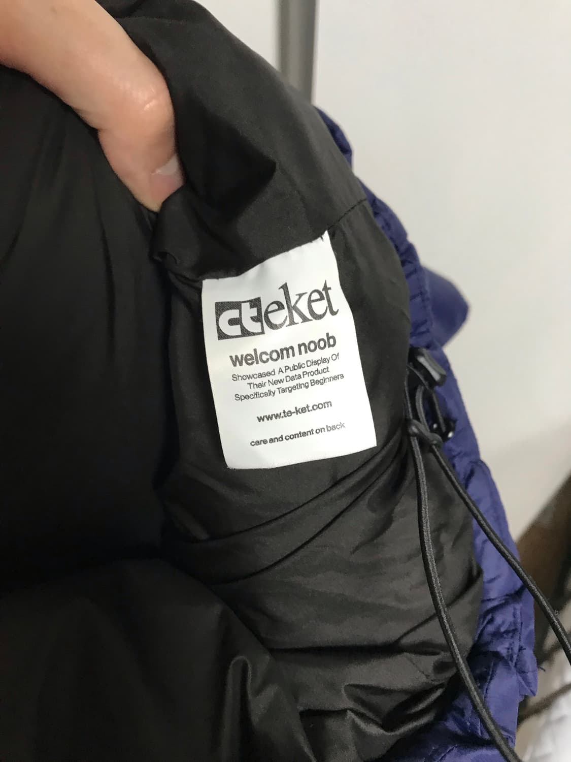 테켓 TEKET 패딩조끼 L 네이비 상품이미지4