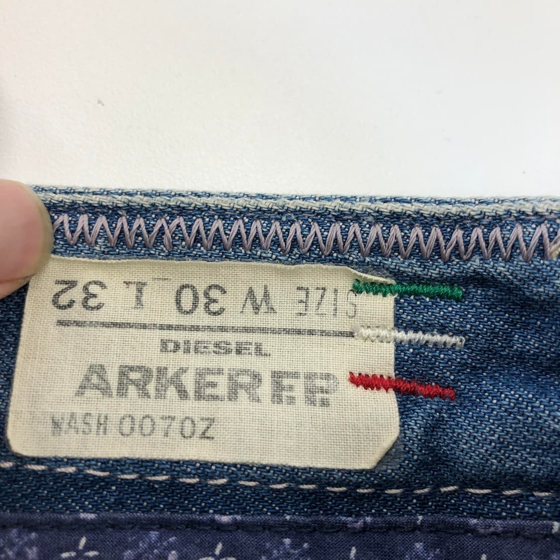 디젤 ARKERER 버튼플라이 워싱 데님진 30 인치 상품이미지5