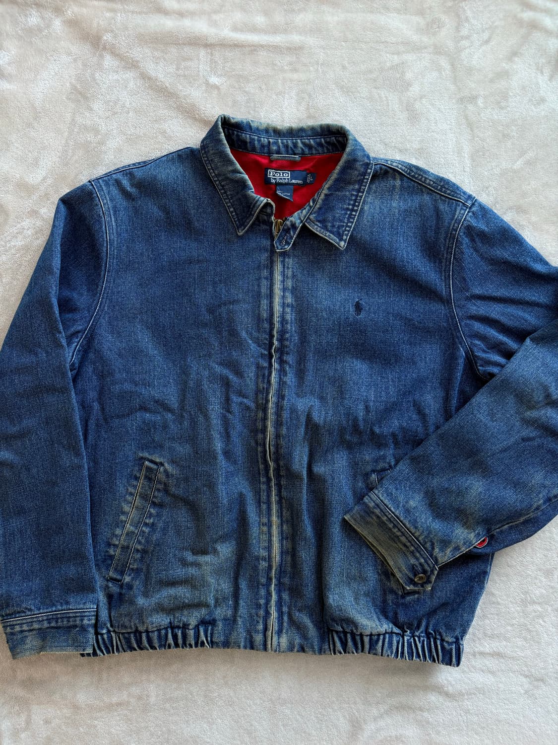 폴로 랄프로렌 데님 해링턴 보머 자켓, L 상품이미지2