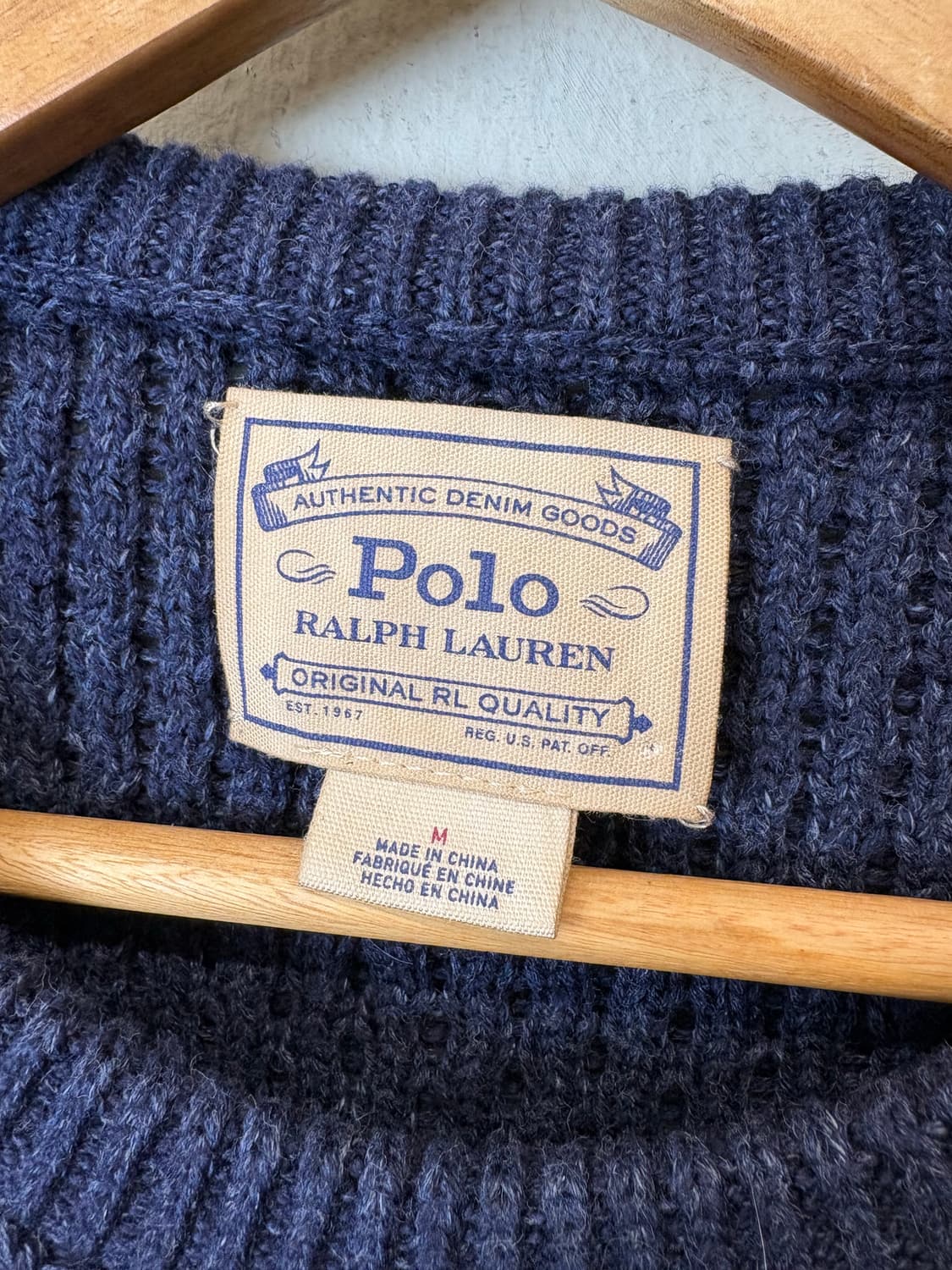 폴로랄프로렌 빈티지 아란 성조기 플래그 니트 상품이미지6