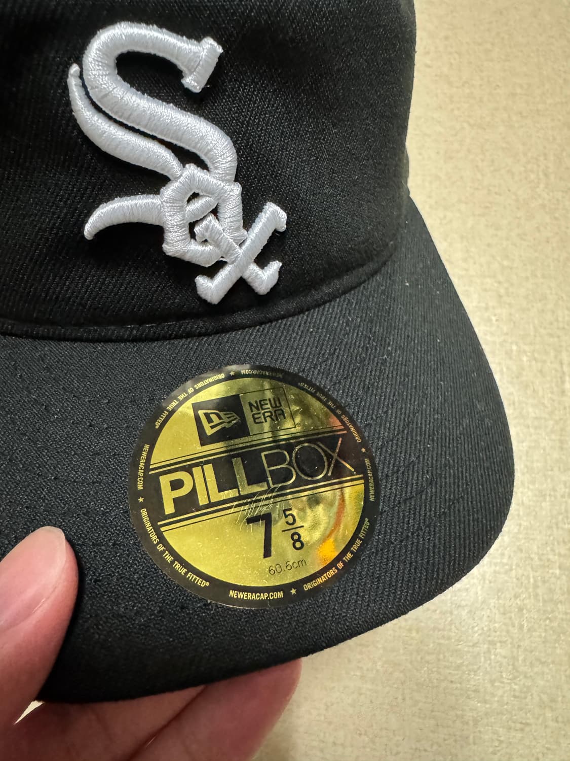 뉴에라 필박스 시카고화이트삭스 758 (60.6cm) 블랙 상품이미지4