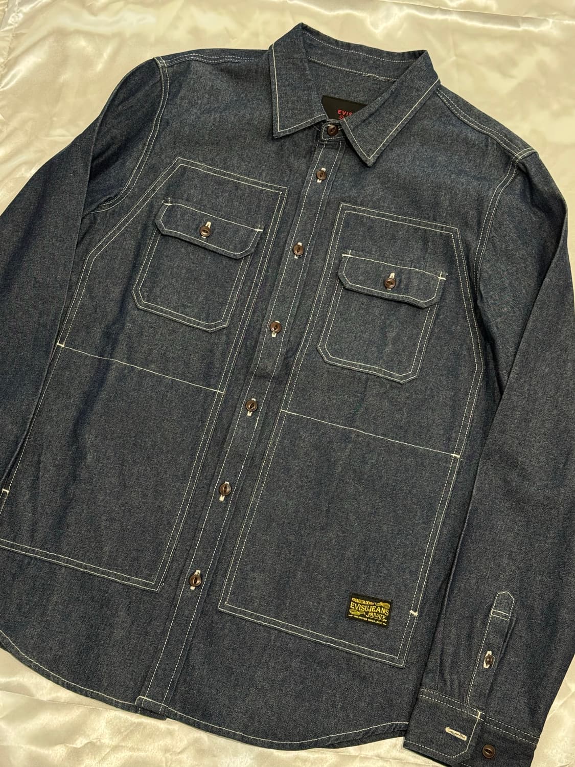 Evisu(에비수) 데님 셔츠 자켓 (105/실사이즈100) 상품이미지2