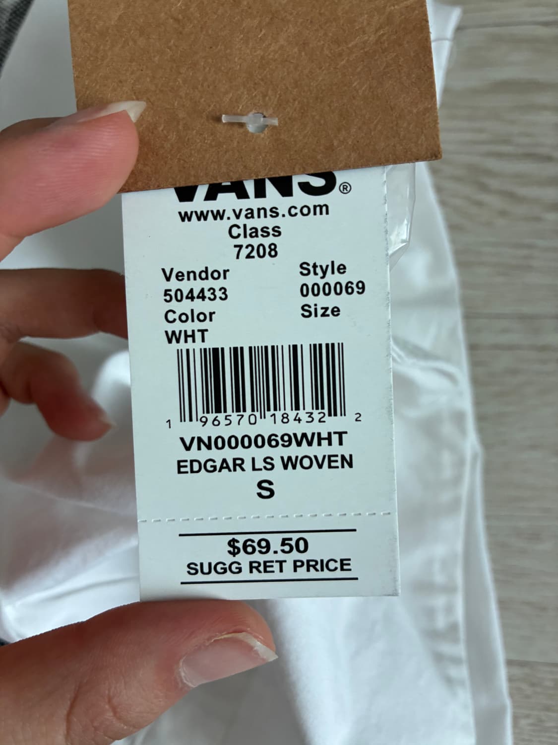 반스 스컬 셔츠 상품이미지5