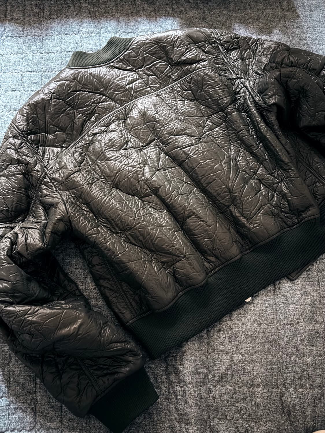 [M]드리스 반 노튼 크링클 봄버 자켓 상품이미지3