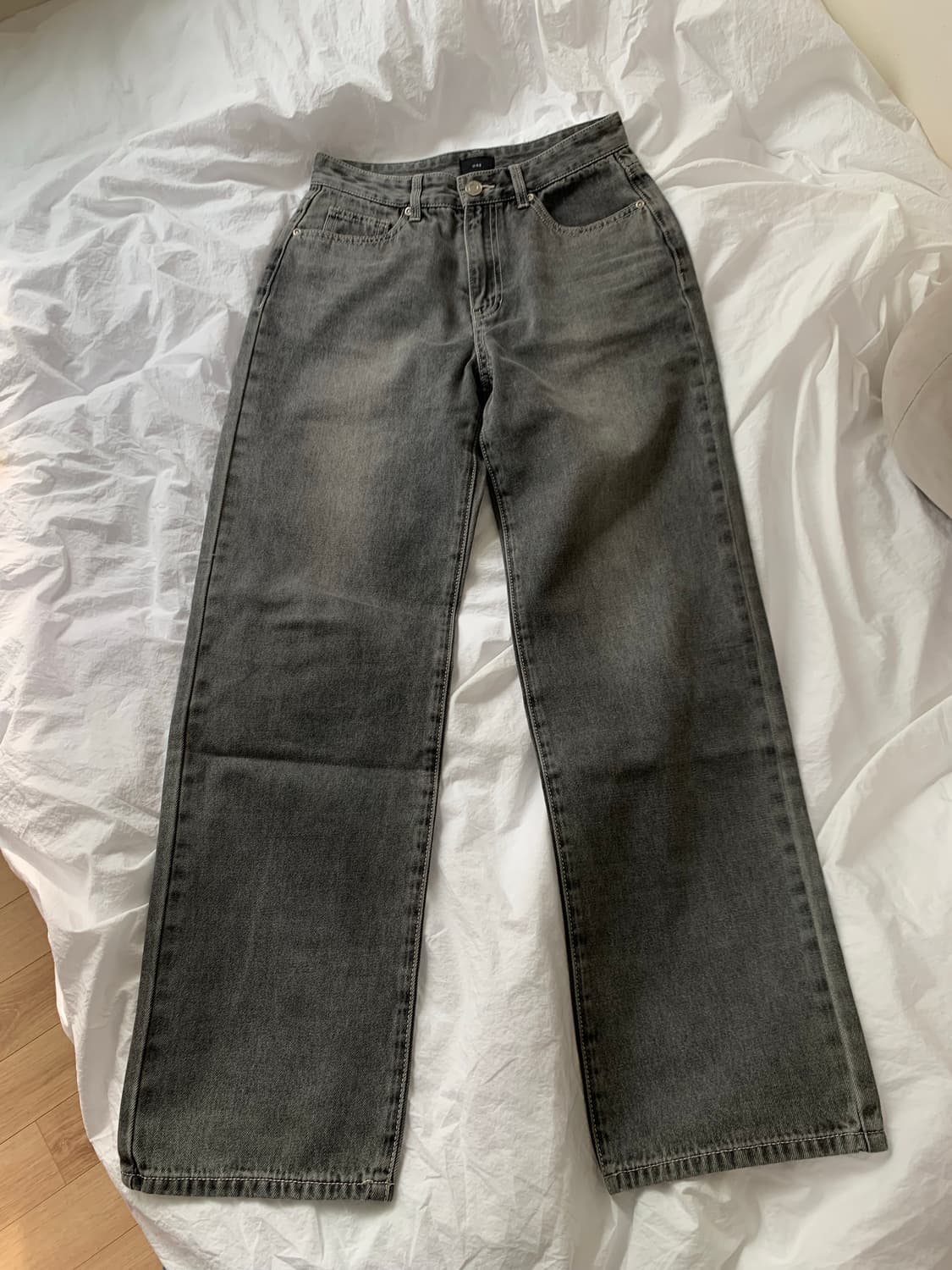 Ore 미드라이즈 스트레이트핏 그레이진 상품이미지1