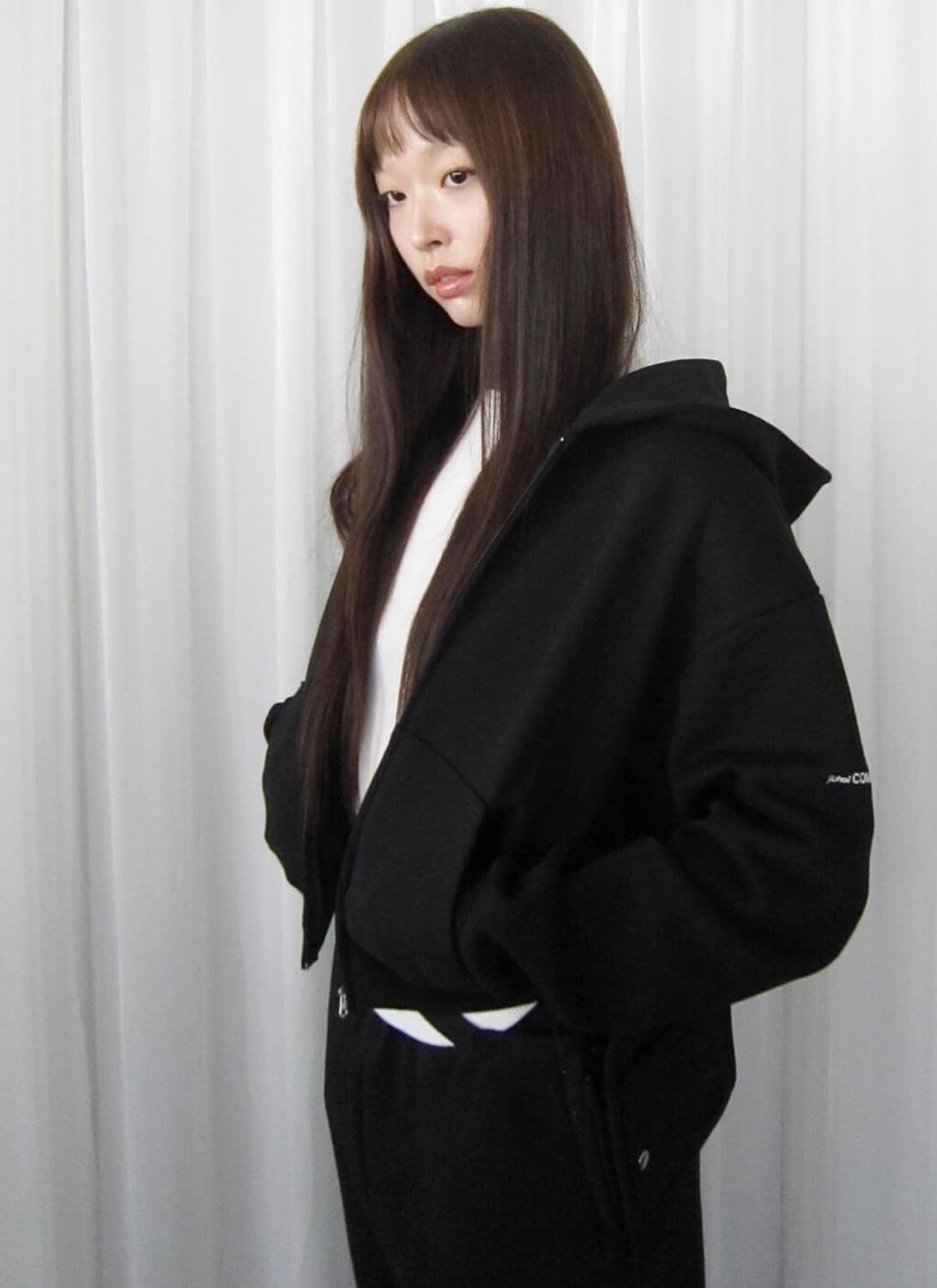 25-001 heavy weight cotton zip hoodie  상품이미지2