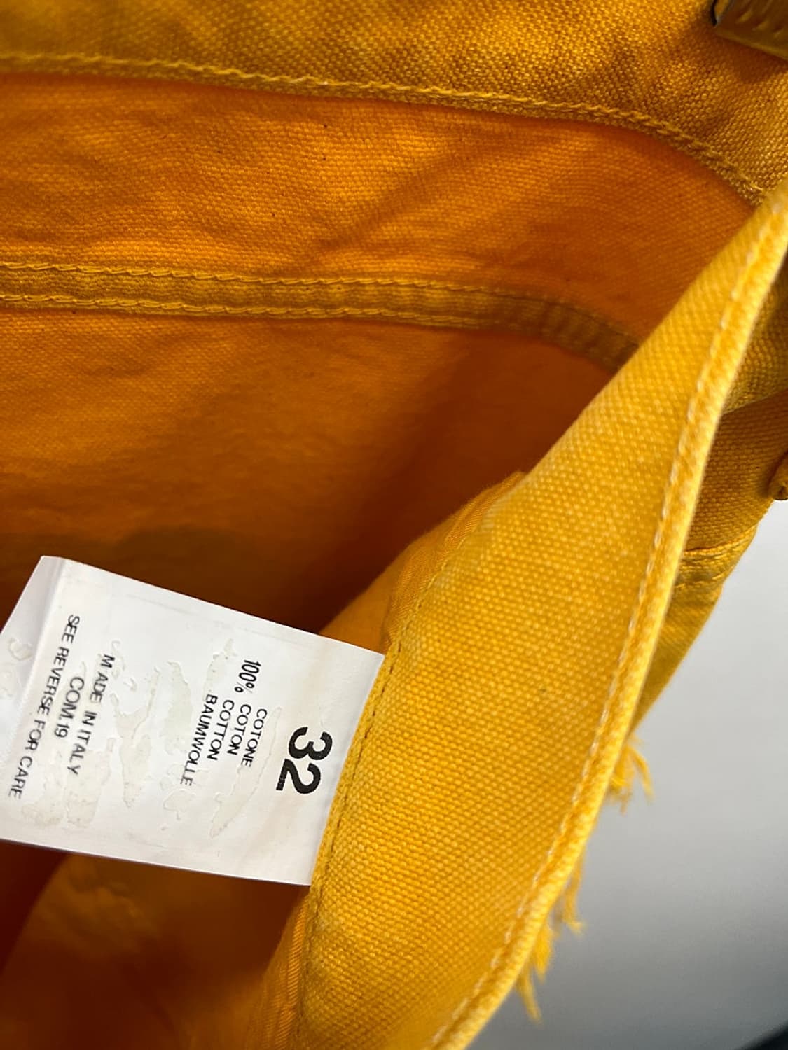 32) 오프화이트 옐로 디스 워크진 상품이미지9