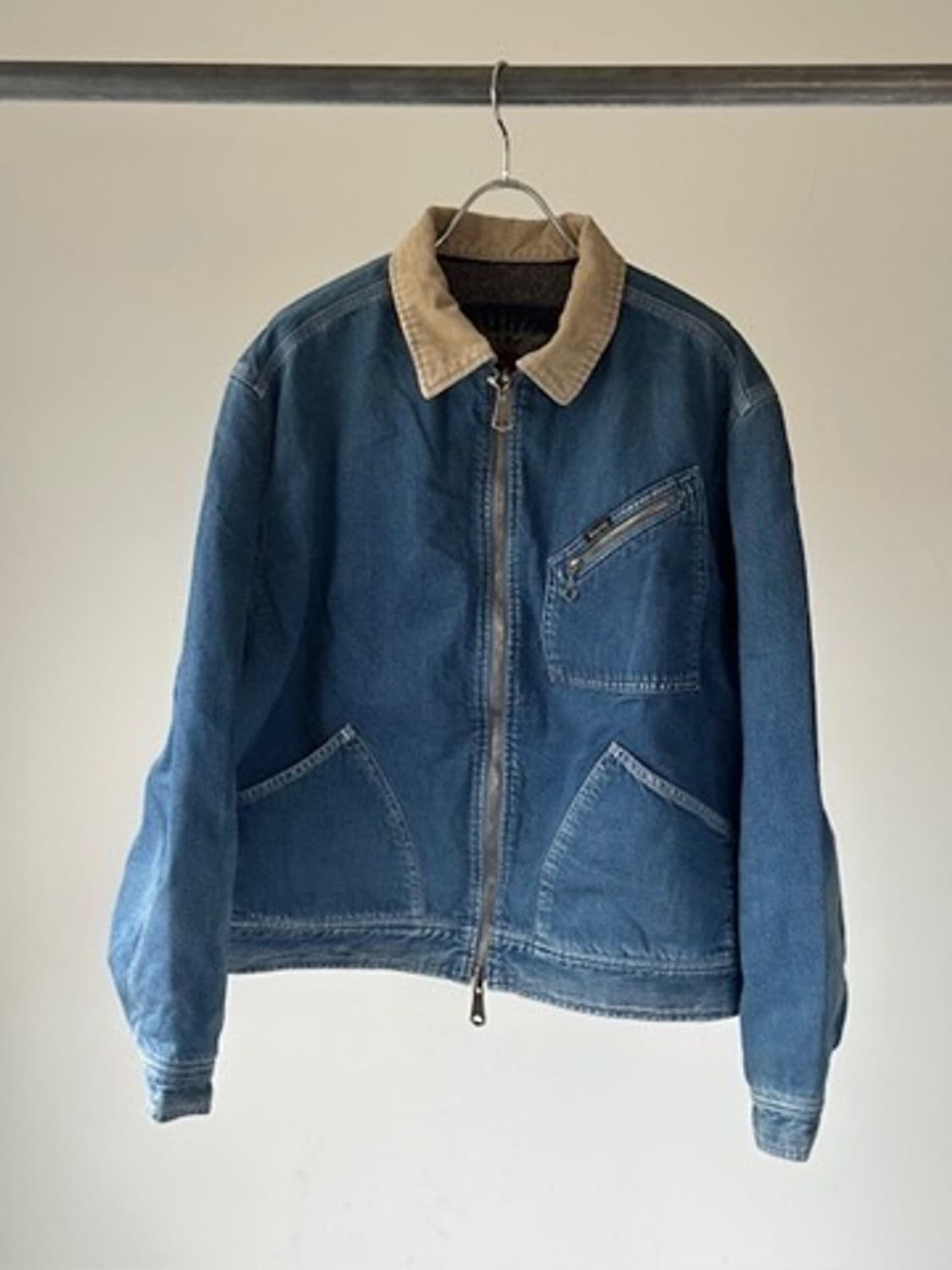 [4사이즈] 캐피탈 마리아 데님 라이닝 리버시블 집업 상품이미지3