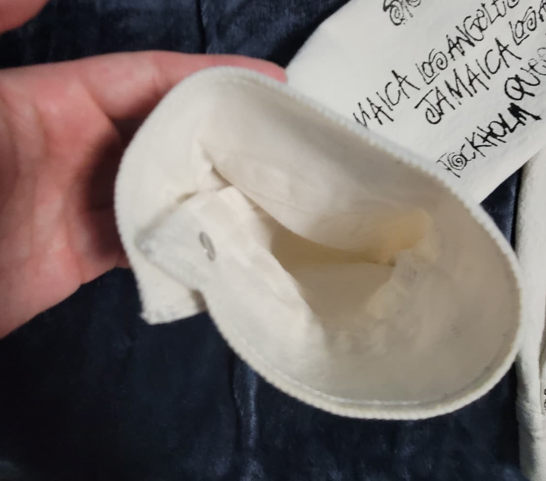 스투시 x 아워레가시 x 데님 티어스 TTL 데님 자켓 화이트 M 상품이미지8