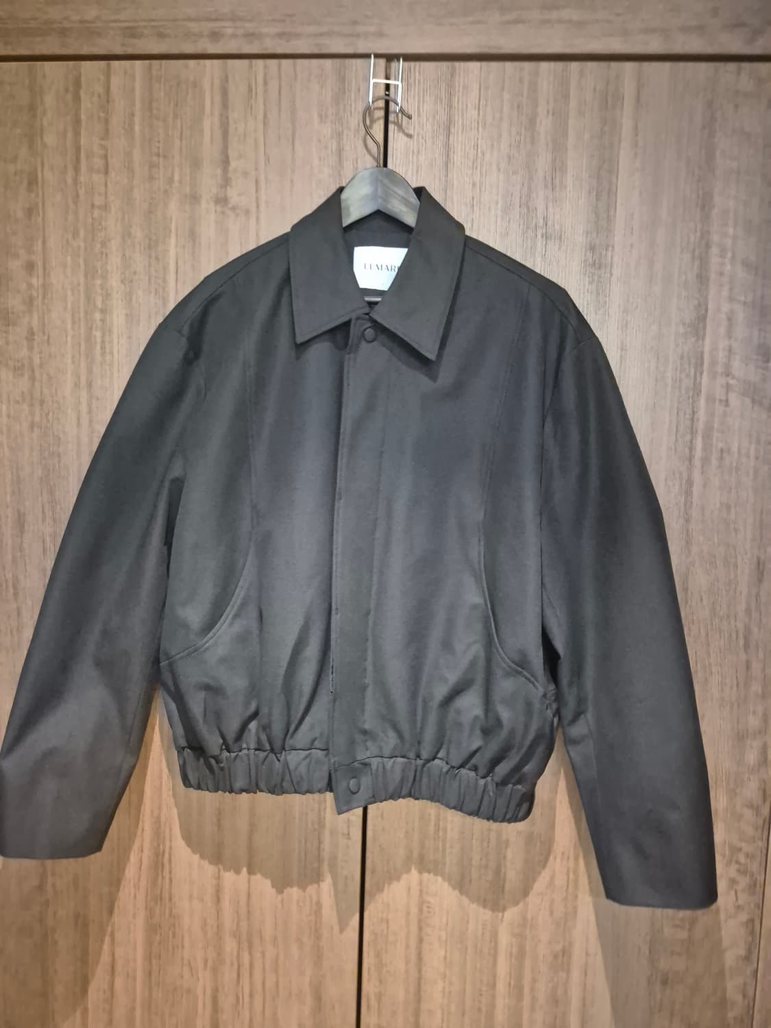 르마드 미니멀 절개 블루종 상품이미지1