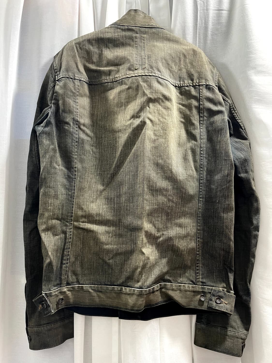 릭오웬스/ 슬레이브 코팅 데님 자켓/ L 상품이미지2