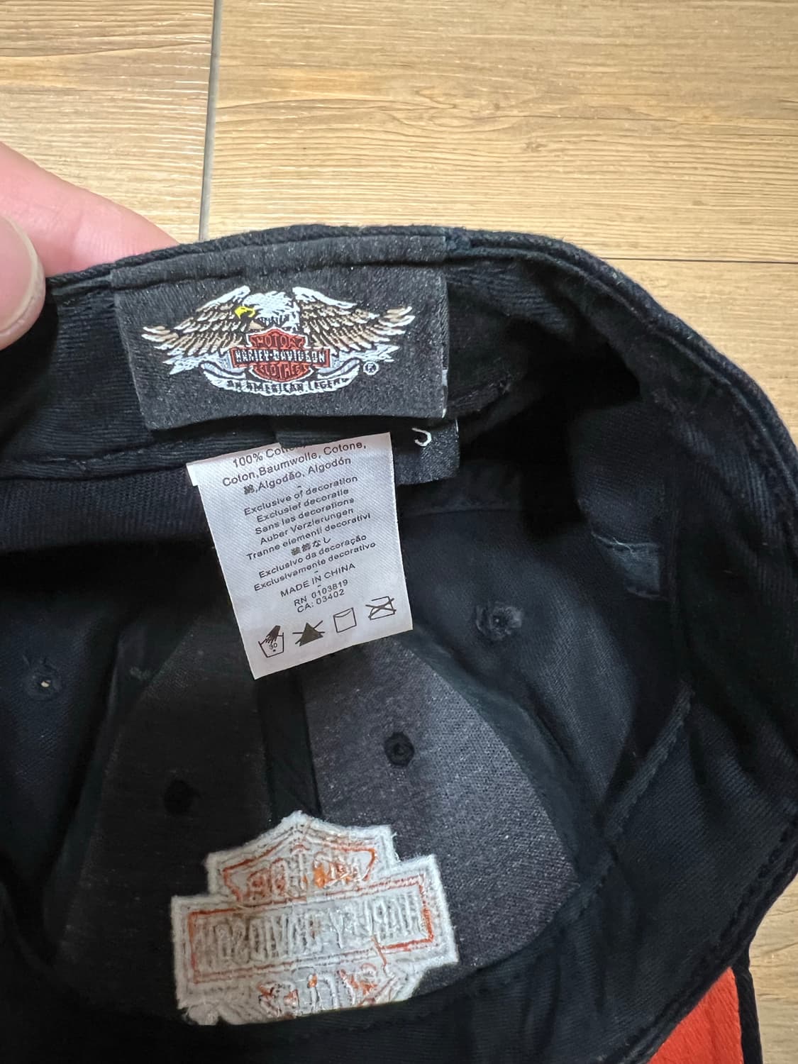 할리데이비슨 블랙 볼캡 모자 상품이미지4