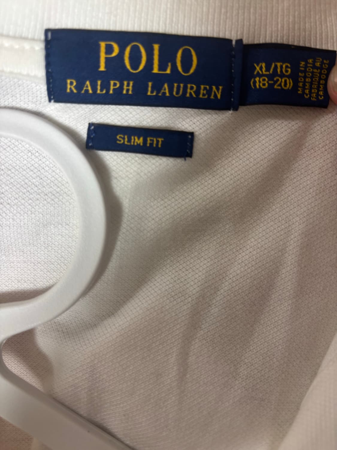 정품 폴로 랄프로렌 긴팔 카라티 상품이미지2