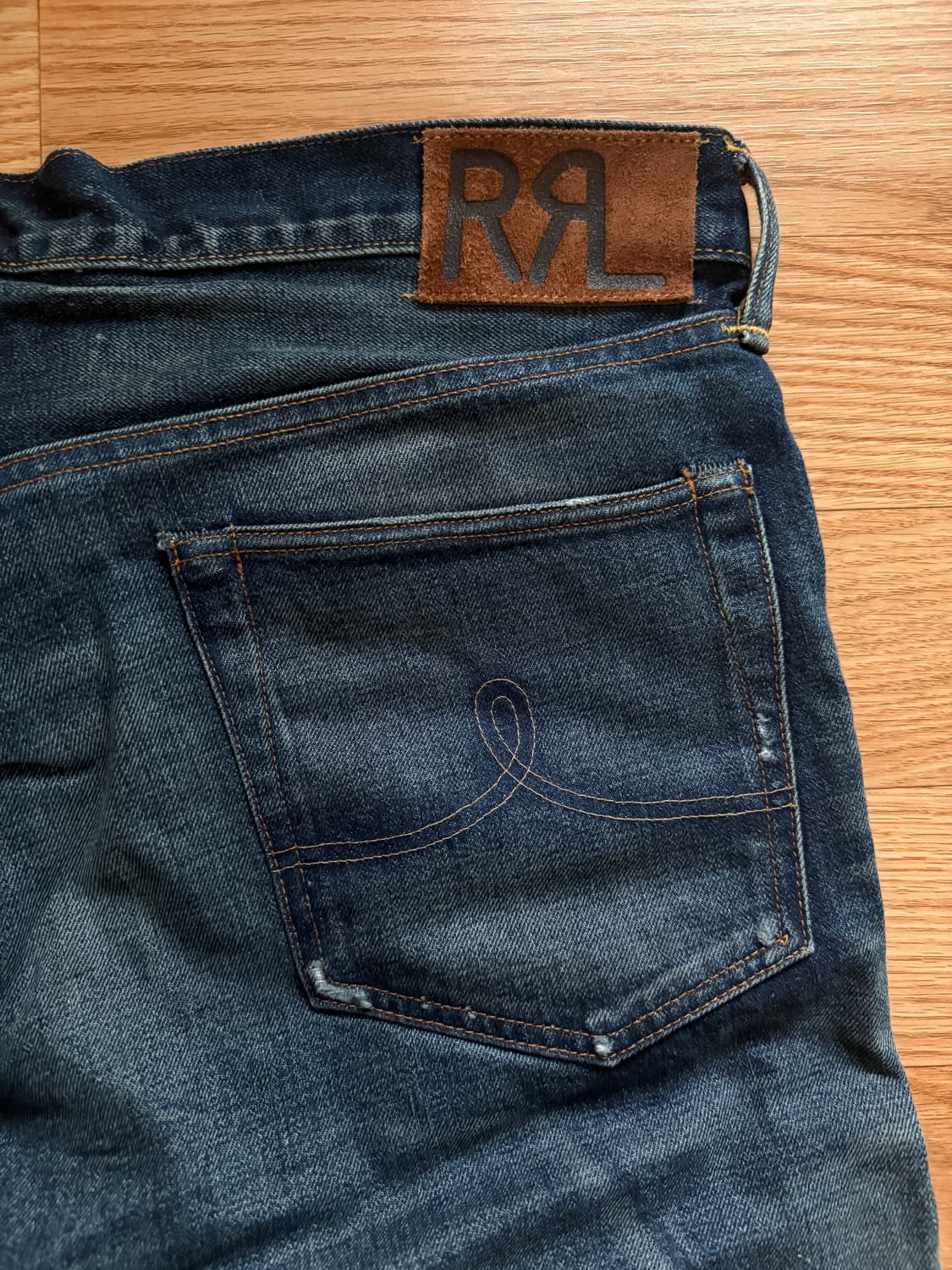 더블알엘 셀비지 진 팬츠 36 상품이미지3