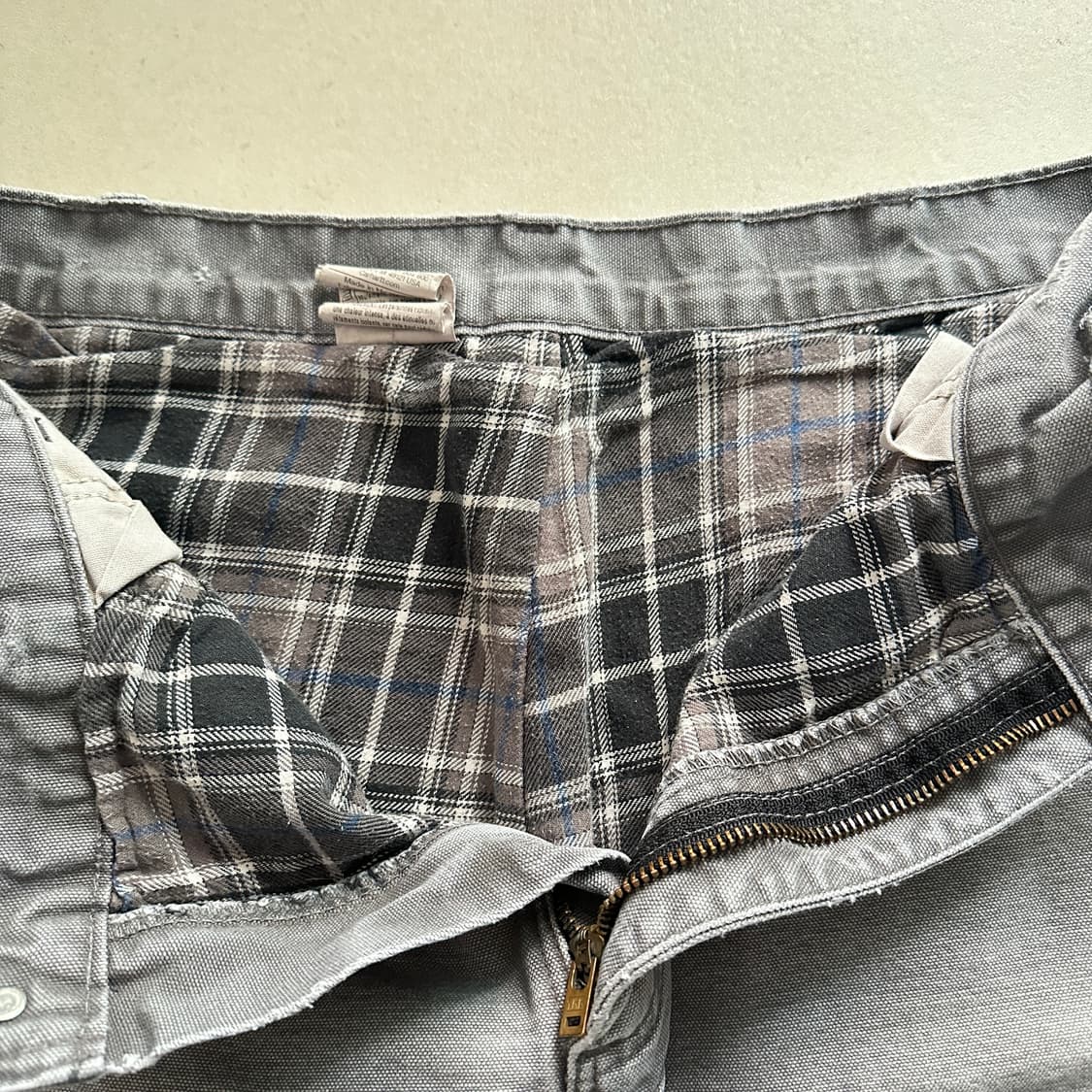 칼하트 B111 그레이 GVL 워크팬츠 36x30  상품이미지4