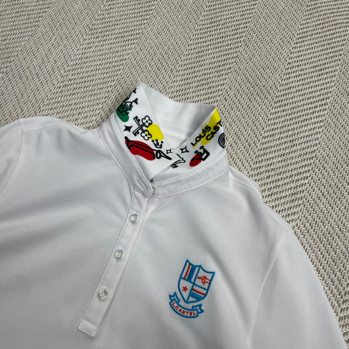 루이까스텔 여성 골프웨어 긴팔 카라티 100 상품이미지3