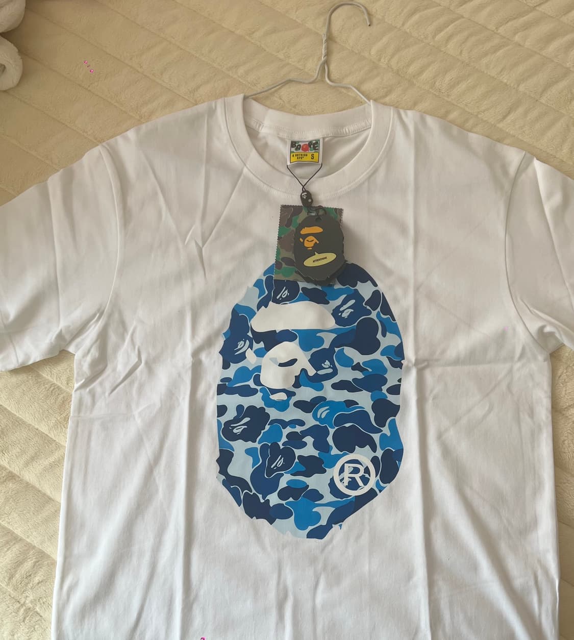 베이프 반팔 블루  상품이미지4