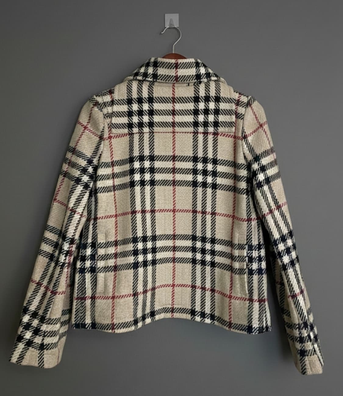 버버리 여성 체크 코트 정품 상품이미지2