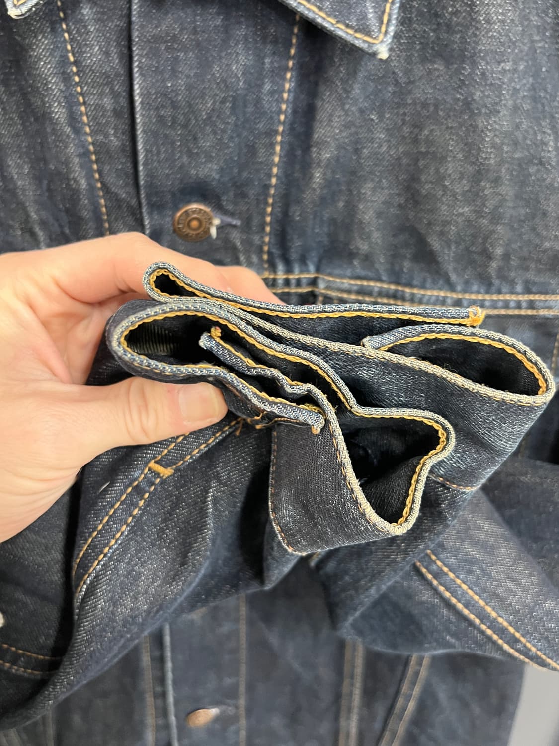 00s Levis 리바이스 70500 생지 트러커 데님 자켓 상품이미지4