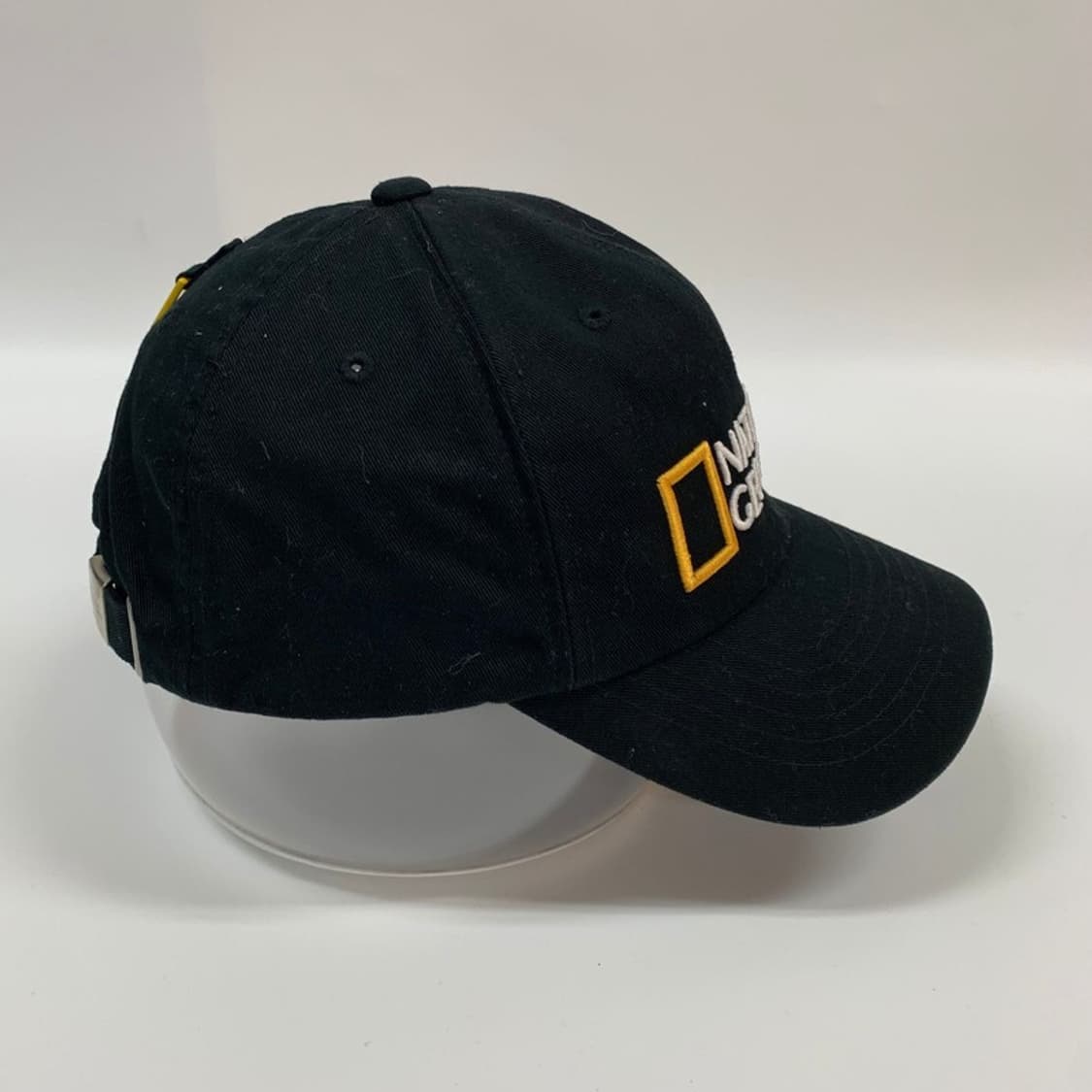 내셔널지오그래픽 빅로고 코튼 볼캡 블랙 상품이미지4