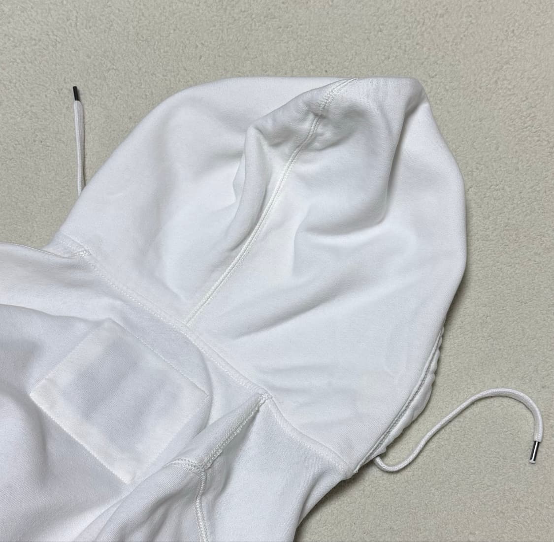 아베크롬비 화이트 네이비 기모 후드집업 상품이미지9
