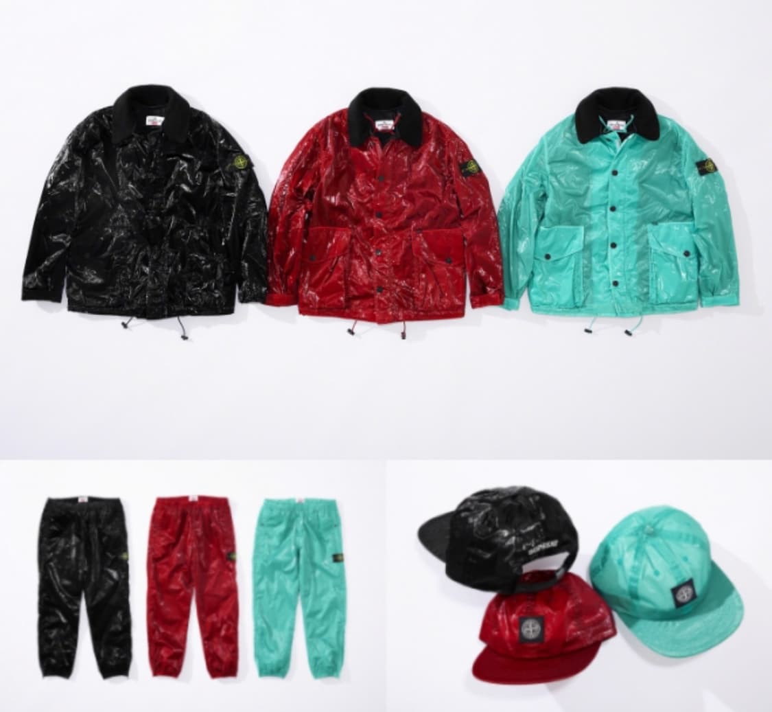 스톤아일랜드 x 슈프림 뉴실크 셋업 L(105) 국내판 상품이미지9