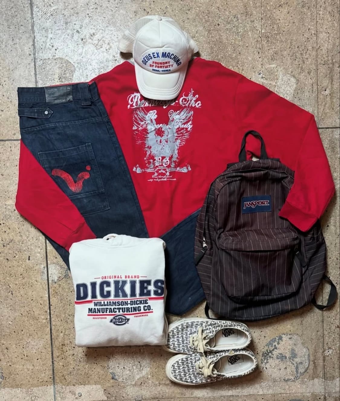 빈티지 데님 팬츠 바지 상품이미지1