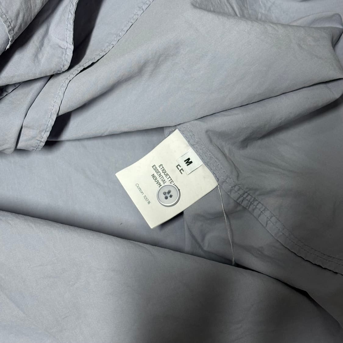 Nouvmaree Garment Dyed curved shirt (M) 상품이미지3