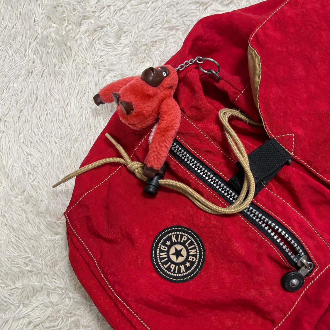 Kipling red backpack 상품이미지5