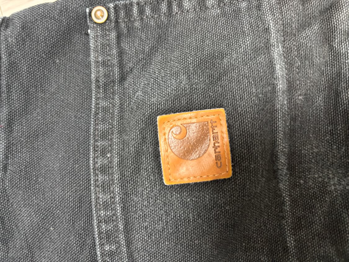 칼하트 블랙 더블니 팬츠 바지 30 34 상품이미지4