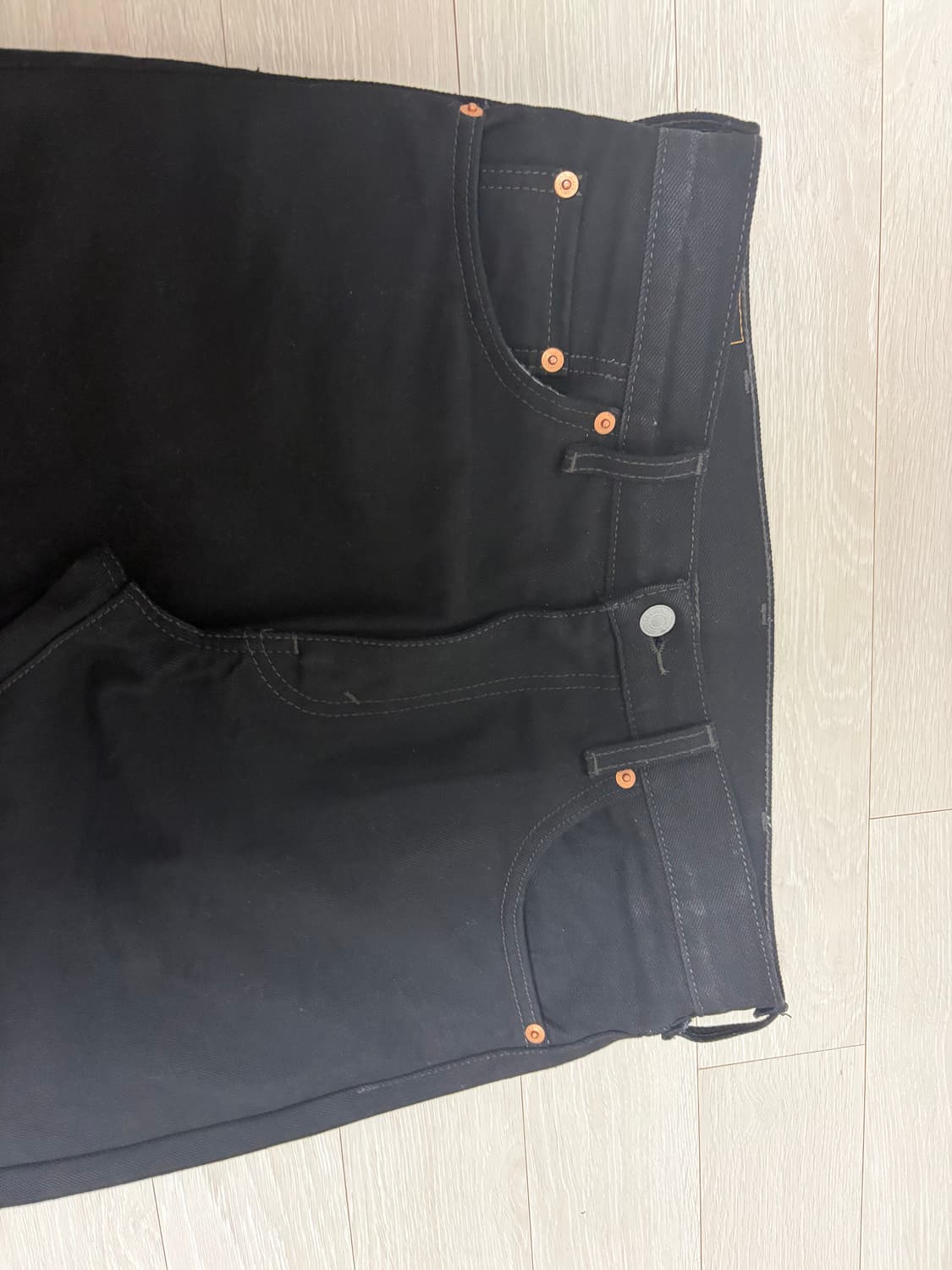 리바이스 517 부츠컷 청바지 데님 블랙 W30 L32 상품이미지3