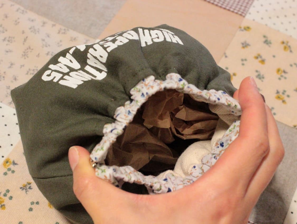 핸드메이드 카키 바네 파우치 상품이미지9