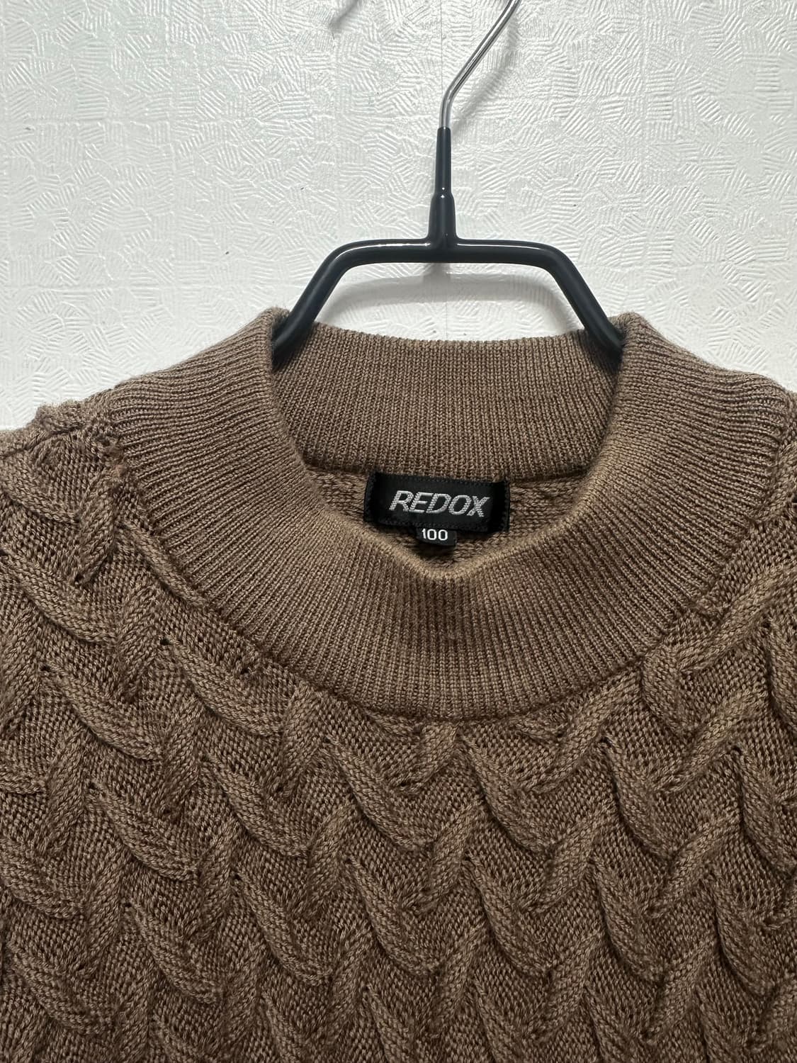 레드옥스 빈티지 케이블 니트 상품이미지3