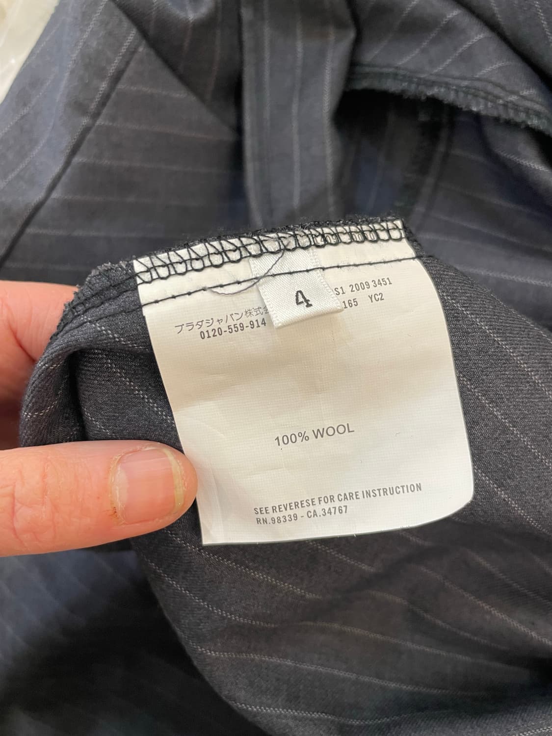 Lanvin 랑방 울 원피스 size 4 상품이미지10