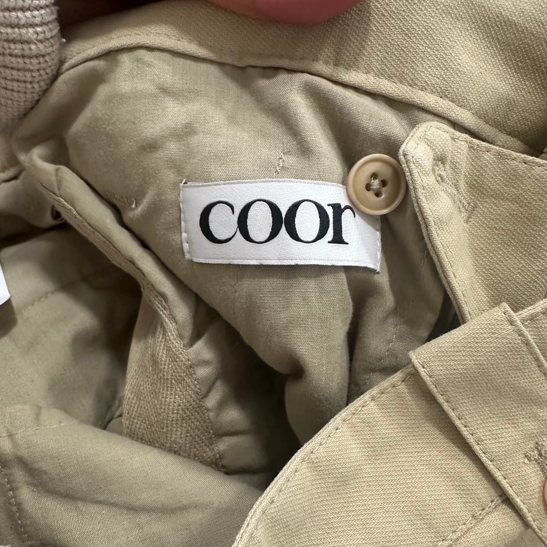 쿠어 셔링 컴벳 트라우져 베이지팬츠 상품이미지8