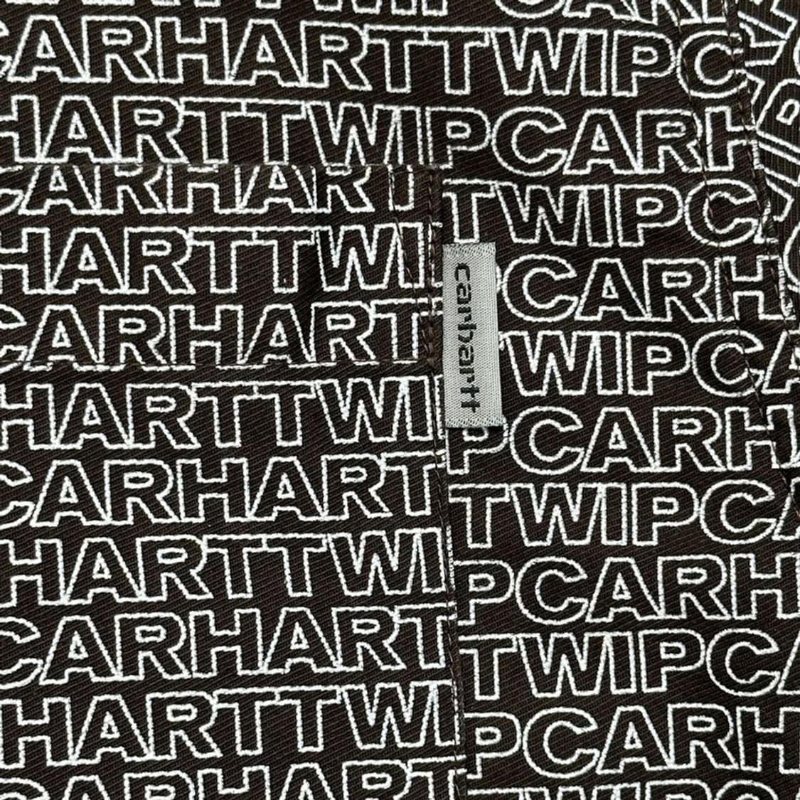 CARHARTT 로고 레터링 패턴 반팔 셔츠 M 상품이미지4