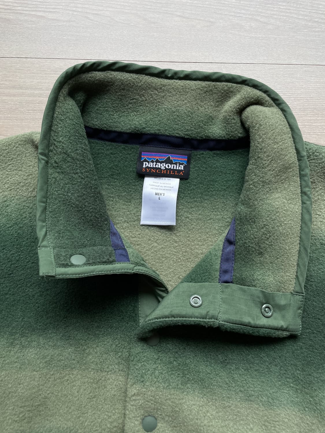 파타고니아 신칠라 그린 스트라이프 patagonia 상품이미지3