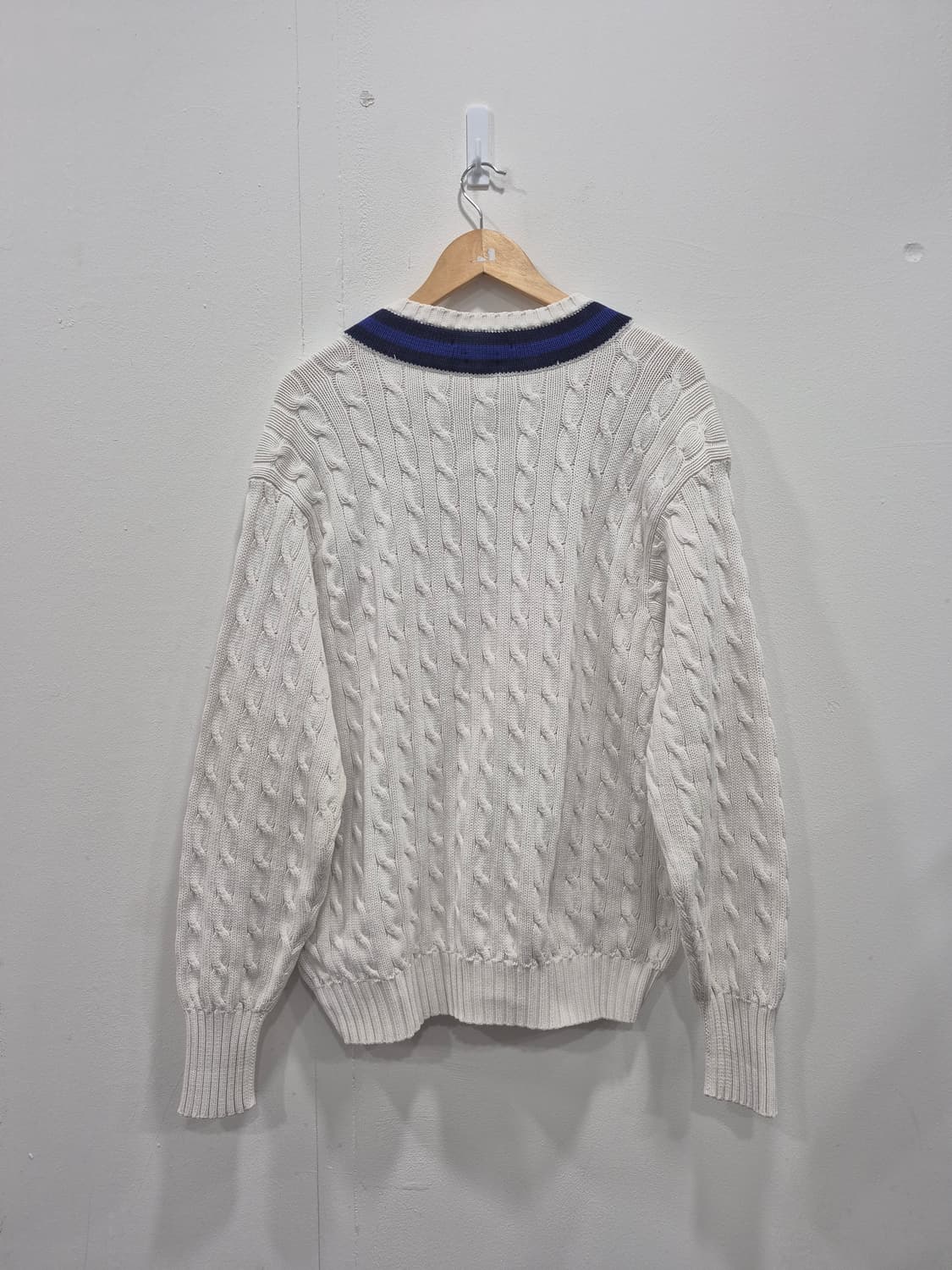 폴로랄프로렌 아이코닉 크리켓 코튼 케이블 스웨터 니트 남성 110사이즈 상품이미지3