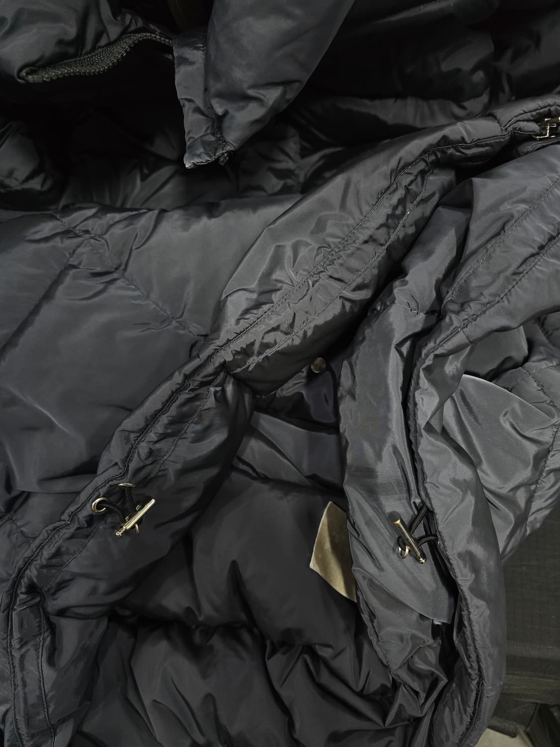 add 벨티드 여성 롱패딩 블랙s 상품이미지7