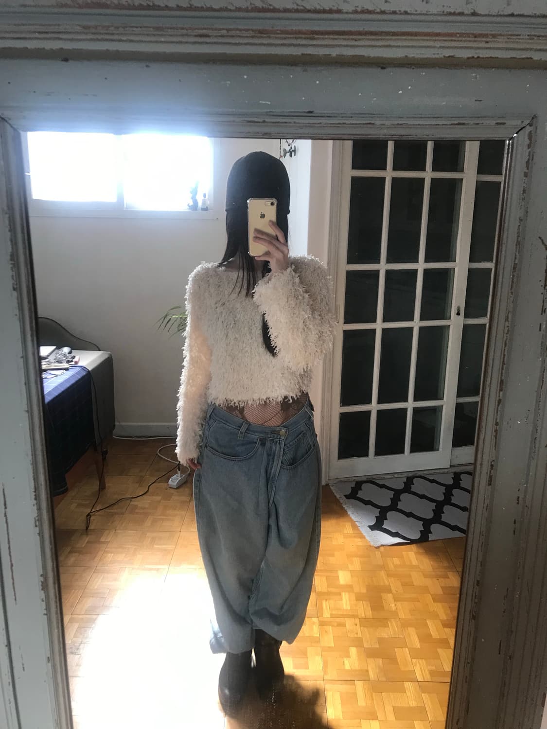 vintage ivory fur knit 상품이미지4