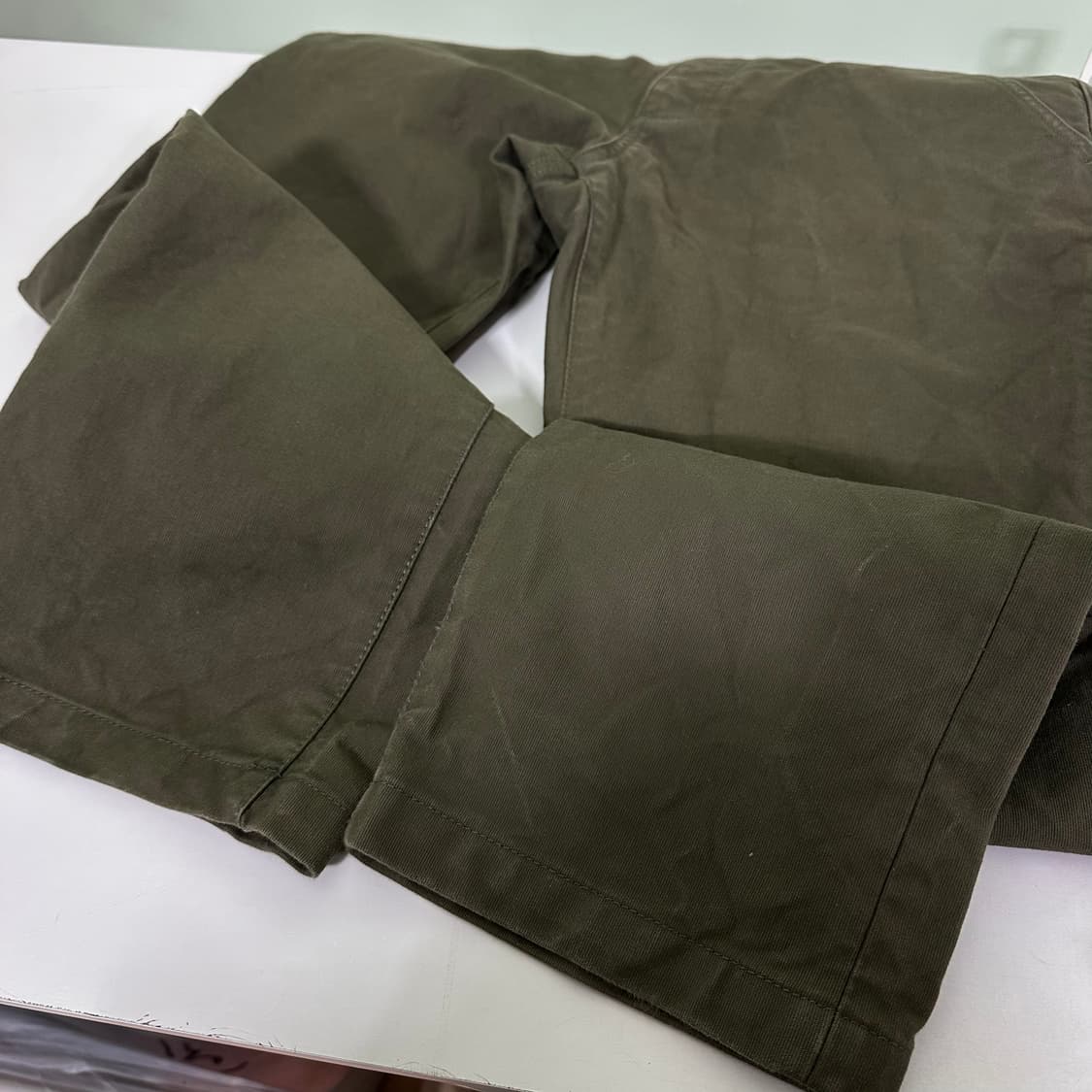 M 유니폼브릿지 카키 레귤러핏 워크팬츠 상품이미지4