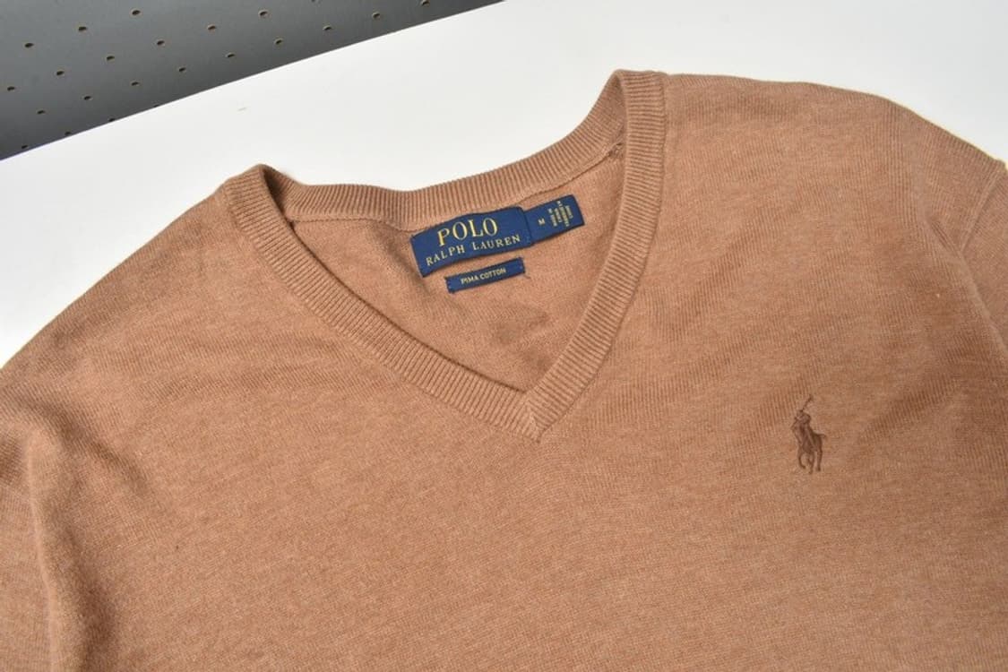 폴로 랄프로렌 피마 코튼 브이넥 니트 M N1164 상품이미지3